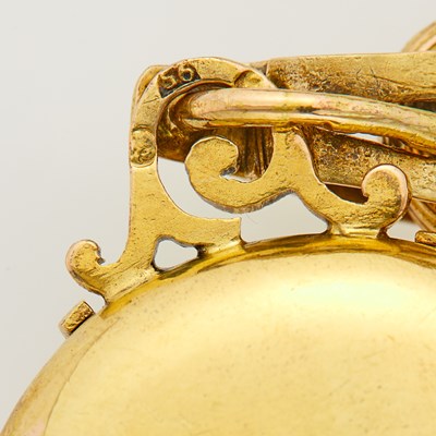 Lot 182 - Russian Gem-Set Gold Locket