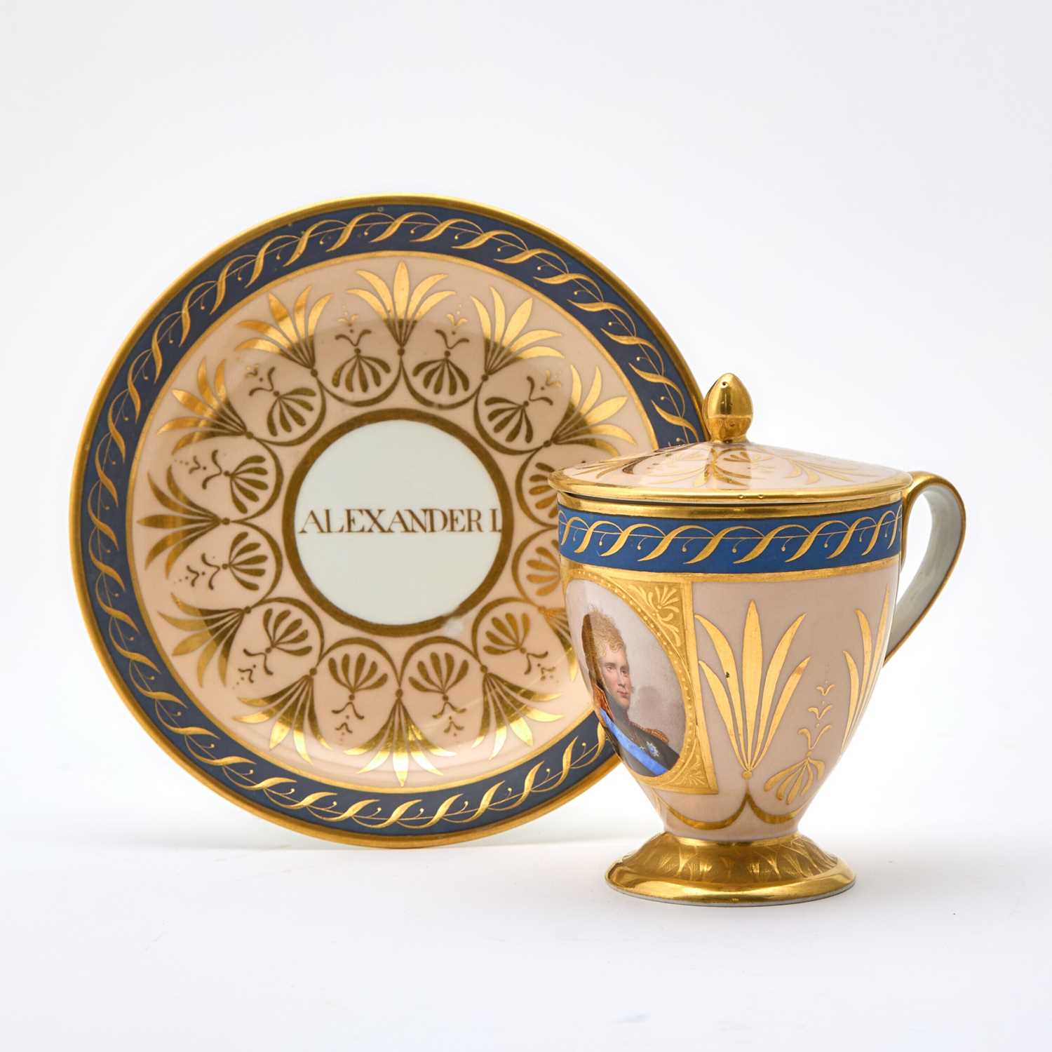 Lot 141 - Porcelain Cup and Saucer