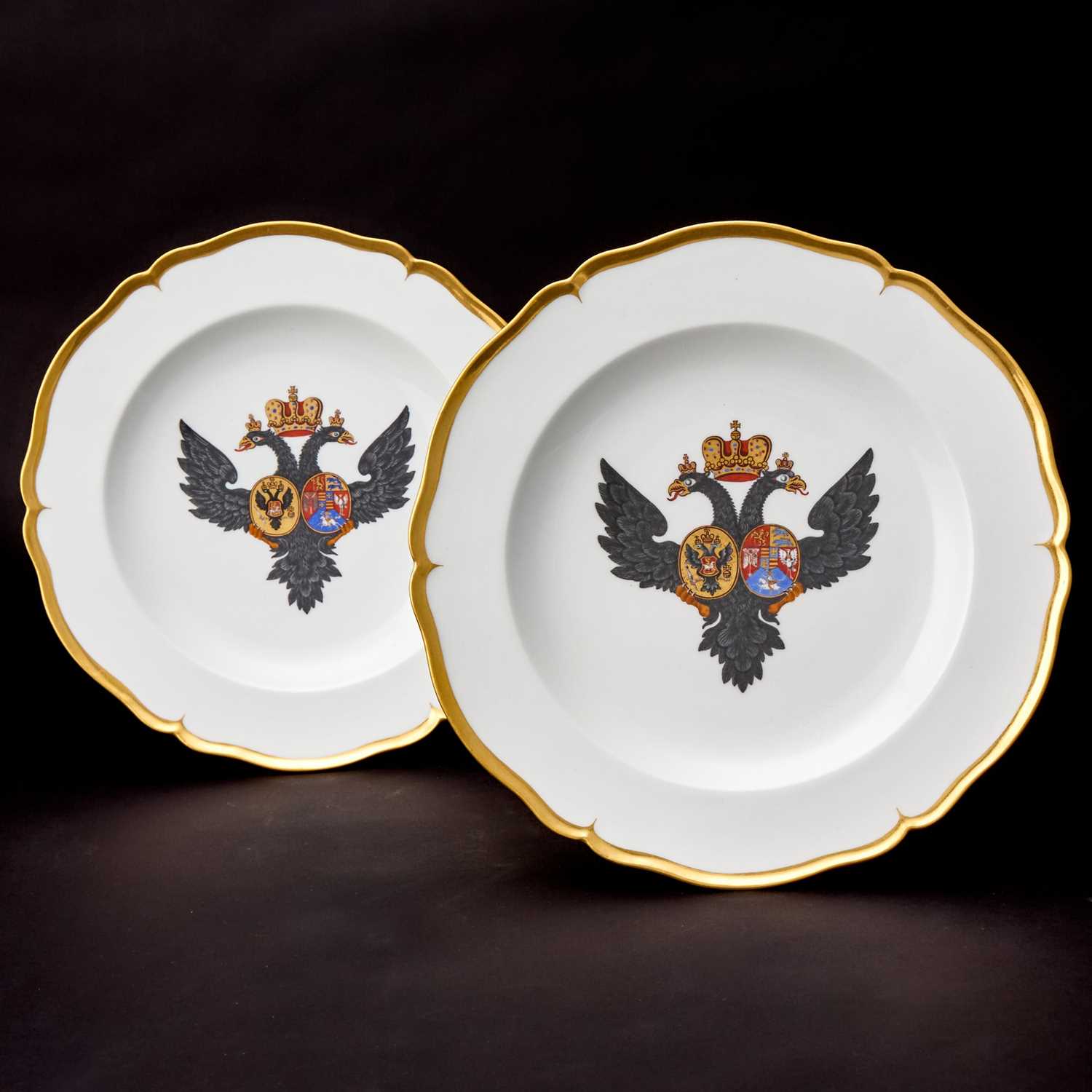 Lot 135 - Pair of Porcelain Plates from the Grand Duke Paul Petrovich Service