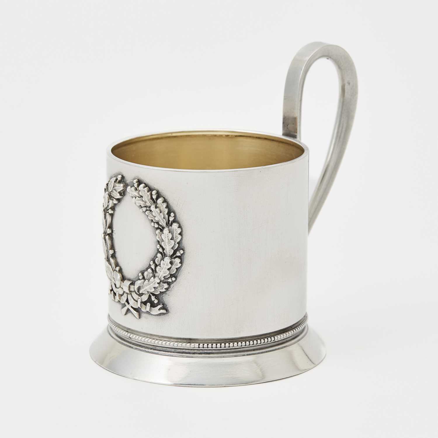 Lot 194 - Fabergé Silver Tea Glass Holder