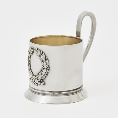 Lot 194 - Fabergé Silver Tea Glass Holder