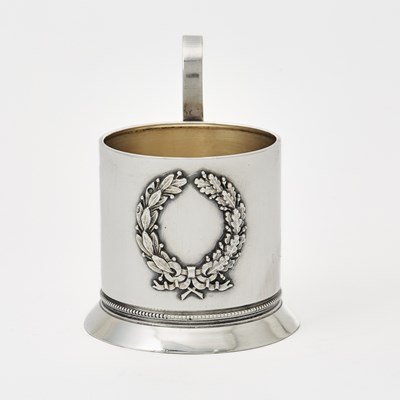 Lot 194 - Fabergé Silver Tea Glass Holder