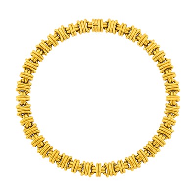 Lot 49 - Garrard Gold Link Necklace