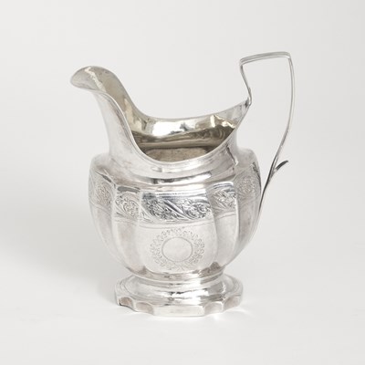 Lot 132 - Southern Interest: Federal Silver Cream Jug