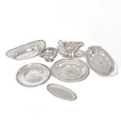 Lot 92 - Group of Seven Sterling Silver Table Articles