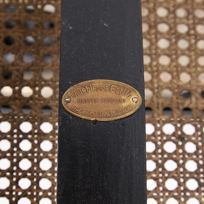 Lot 177 - Suite of Chinese Style Ebonized and Parcel Gilt Furniture