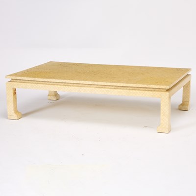 Lot 131 - Asian Style Tessellated Horn Low Table