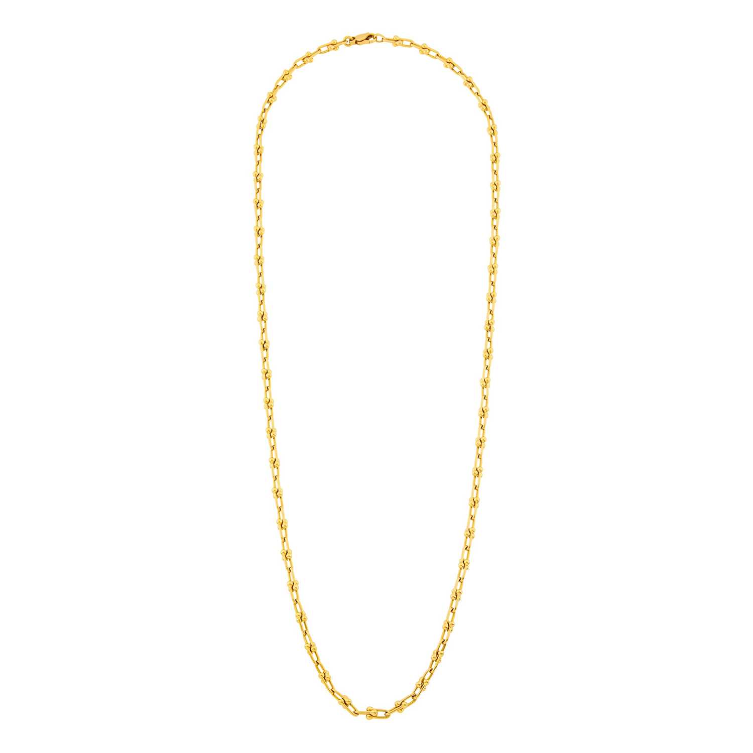 Lot 1091 - Cartier Long Gold Chain Necklace