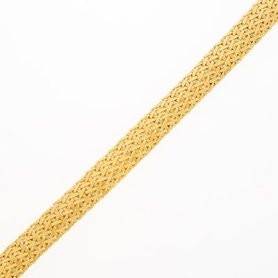 Lot 2066 - Gold Mesh Bracelet