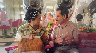 Lot 506 - A three-piece ensemble worn in the "We're Going to the Catskills!" episode of The Marvelous Mrs. Maisel