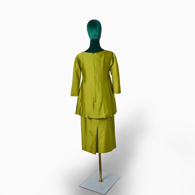Lot 507 - Green Silk Bubble-Hem Tunic and Skirt worn in The Marvelous Mrs. Maisel