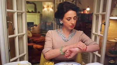 Lot 502 - A day dress worn in the "A Jewish Girl Walks Into the Apollo" episode of The Marvelous Mrs. Maisel