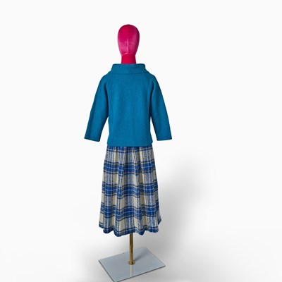 Lot 510 - Rose Weissman's blue sweater and skirt worn on screen in The Marvelous Mrs. Maisel