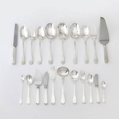 Lot 177 - Tiffany & Co. Sterling Silver 'Hamilton' Pattern Flatware Service