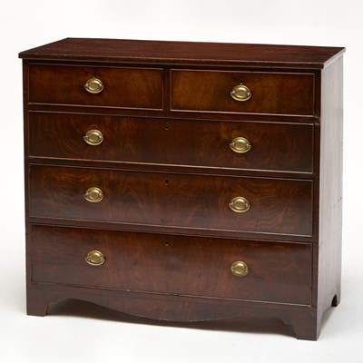 Lot 179 - George III Mahogany Chest of Drawers