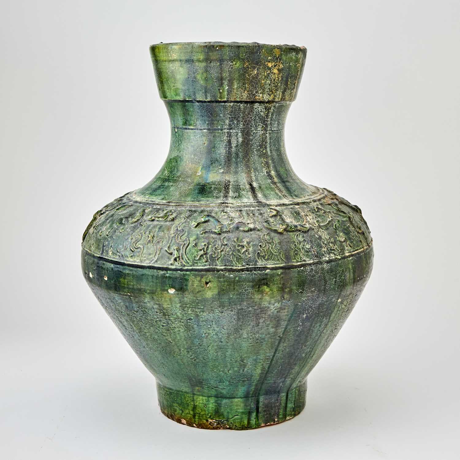 Lot 122 - Chinese Green Glazed Pottery Jar