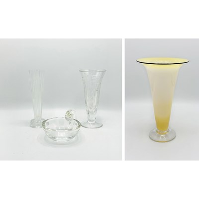 Lot 1079 - Group of Four Glass Table Articles