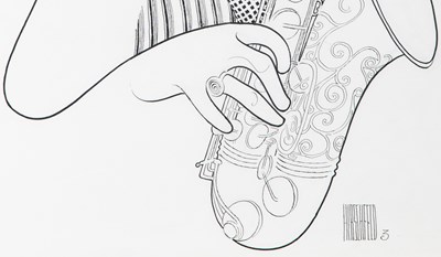 Lot 24 - An original Al Hirschfeld