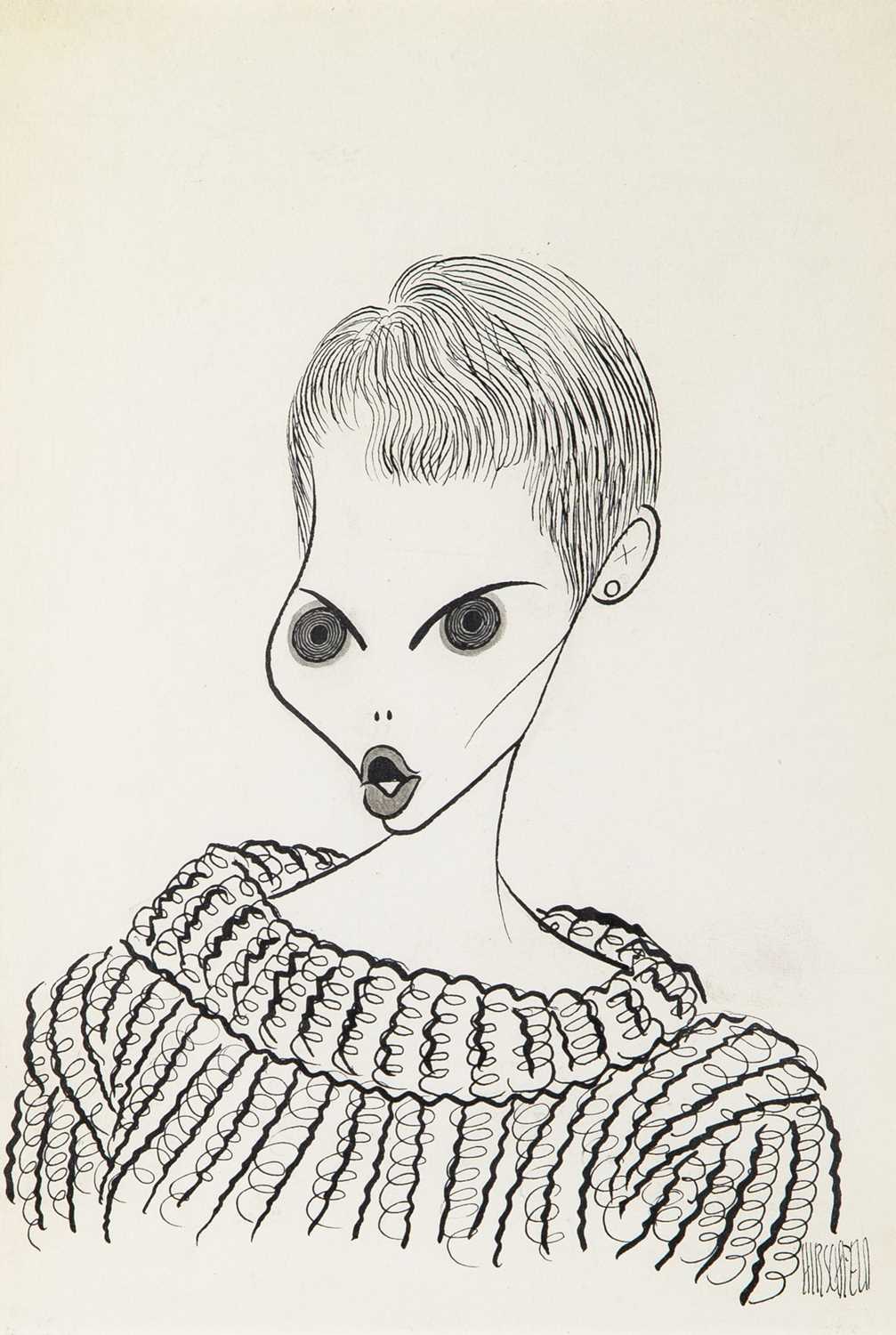 Lot 23 - An original Al Hirschfeld of a 1960s era Mia Farrow