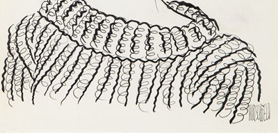 Lot 23 - An original Al Hirschfeld of a 1960s era Mia Farrow