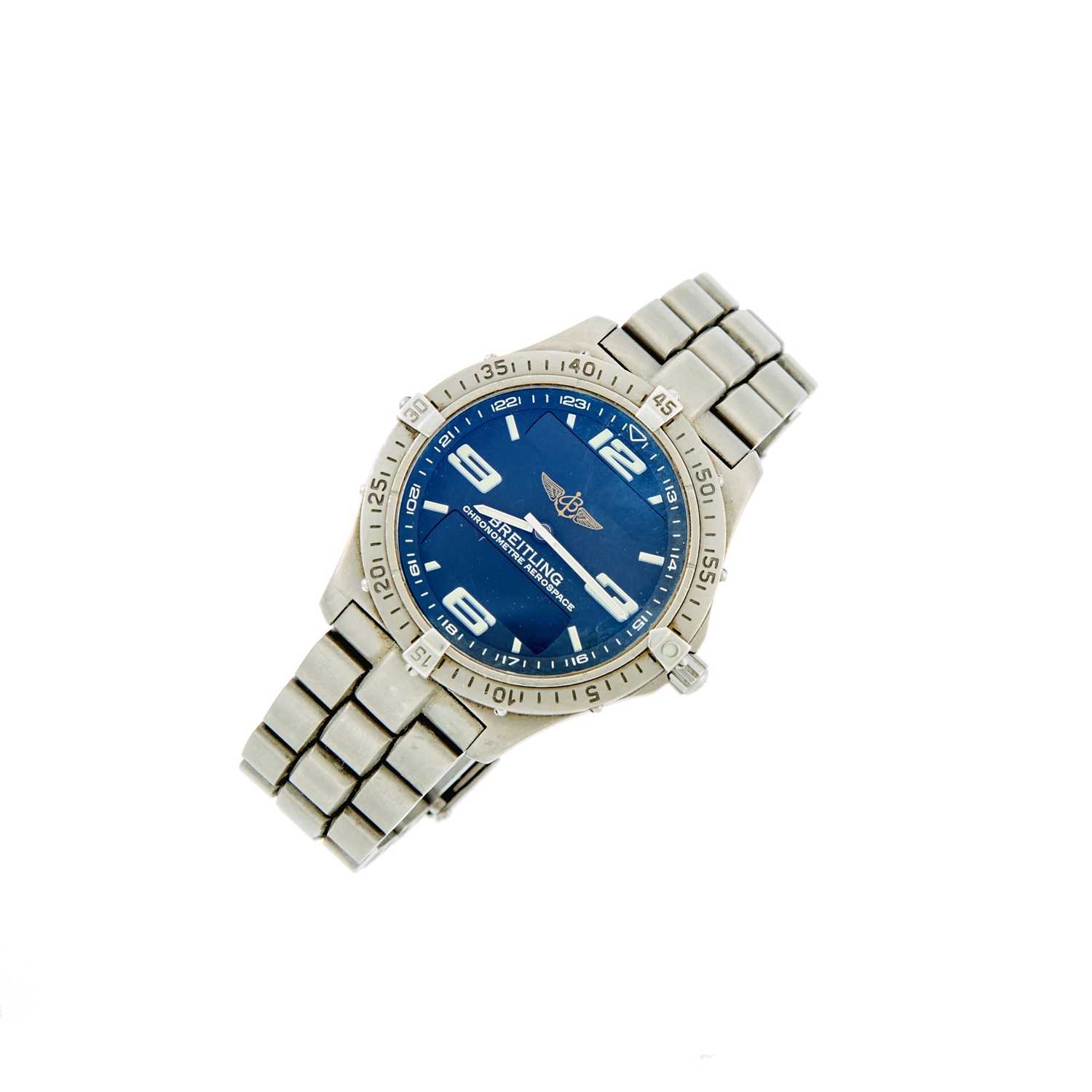 Lot 2232 - Breitling Gentleman's Titanium 'Aerospace' Chronometre Wristwatch