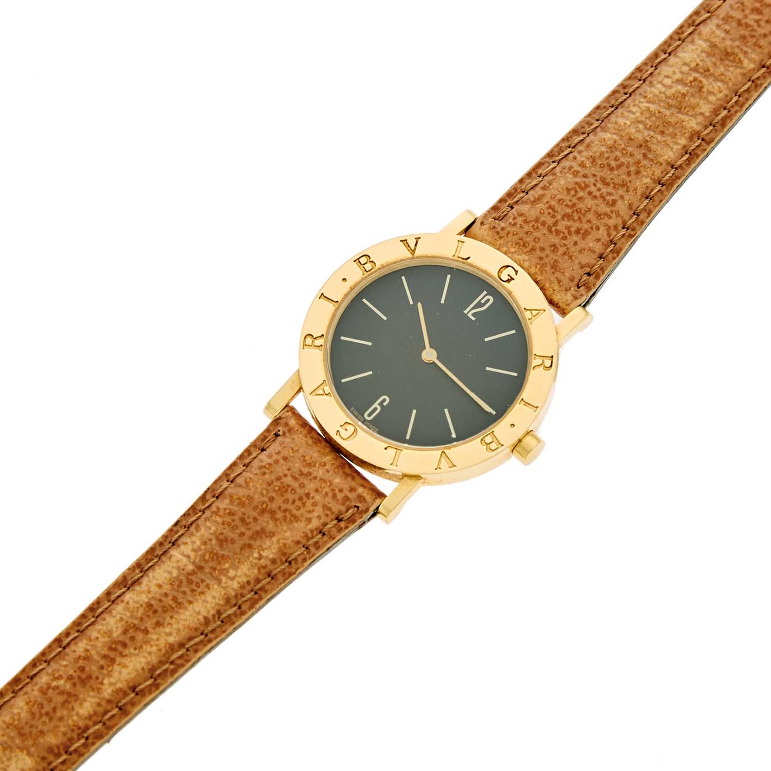 Lot 2065 - Bulgari Gold 'Bvlgari Bvlgari' Wristwatch