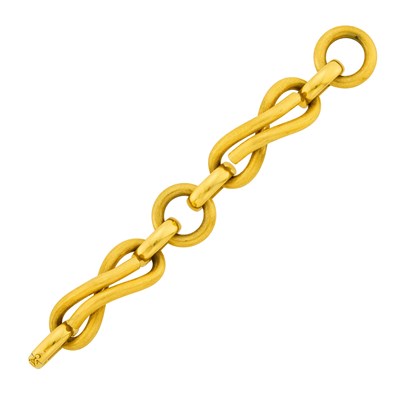 Lot 109 - Hammerman Brothers Gold Link Bracelet