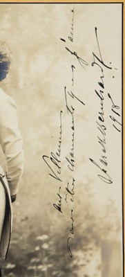 Lot 91 - A signed photograph of Sarah Bernhardt as Napoleon II