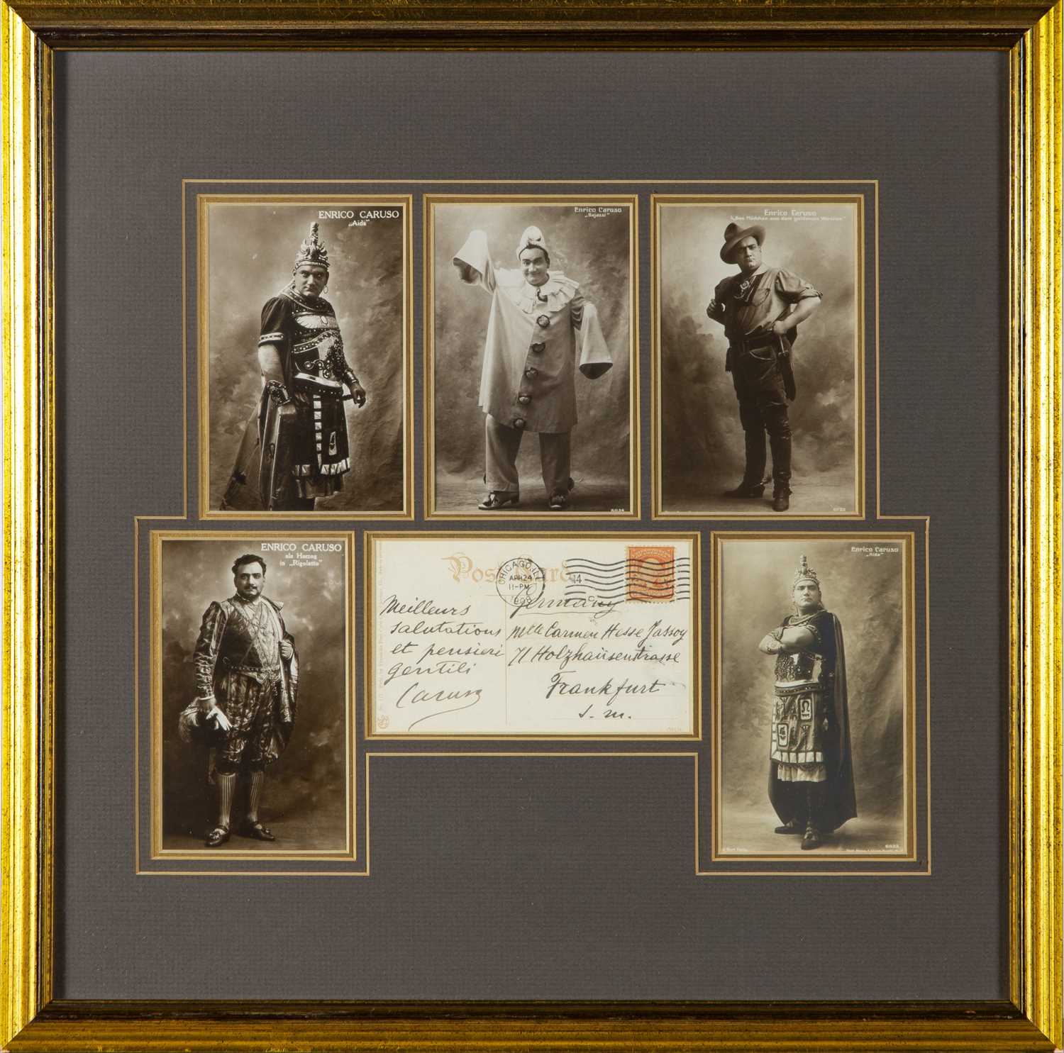 Lot 96 - Enrico Caruso Signed Memorabilia