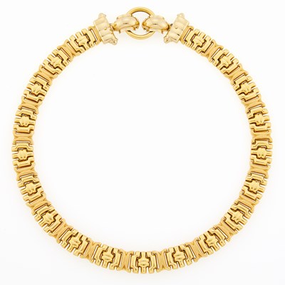 Lot 2032 - Two-Color Gold Necklace