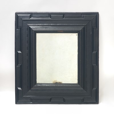 Lot 320 - Dutch Ebonized Mirror