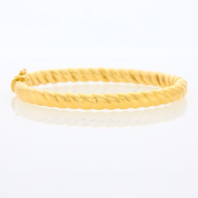 Lot 2006 - Tiffany & Co. Gold Bangle Bracelet