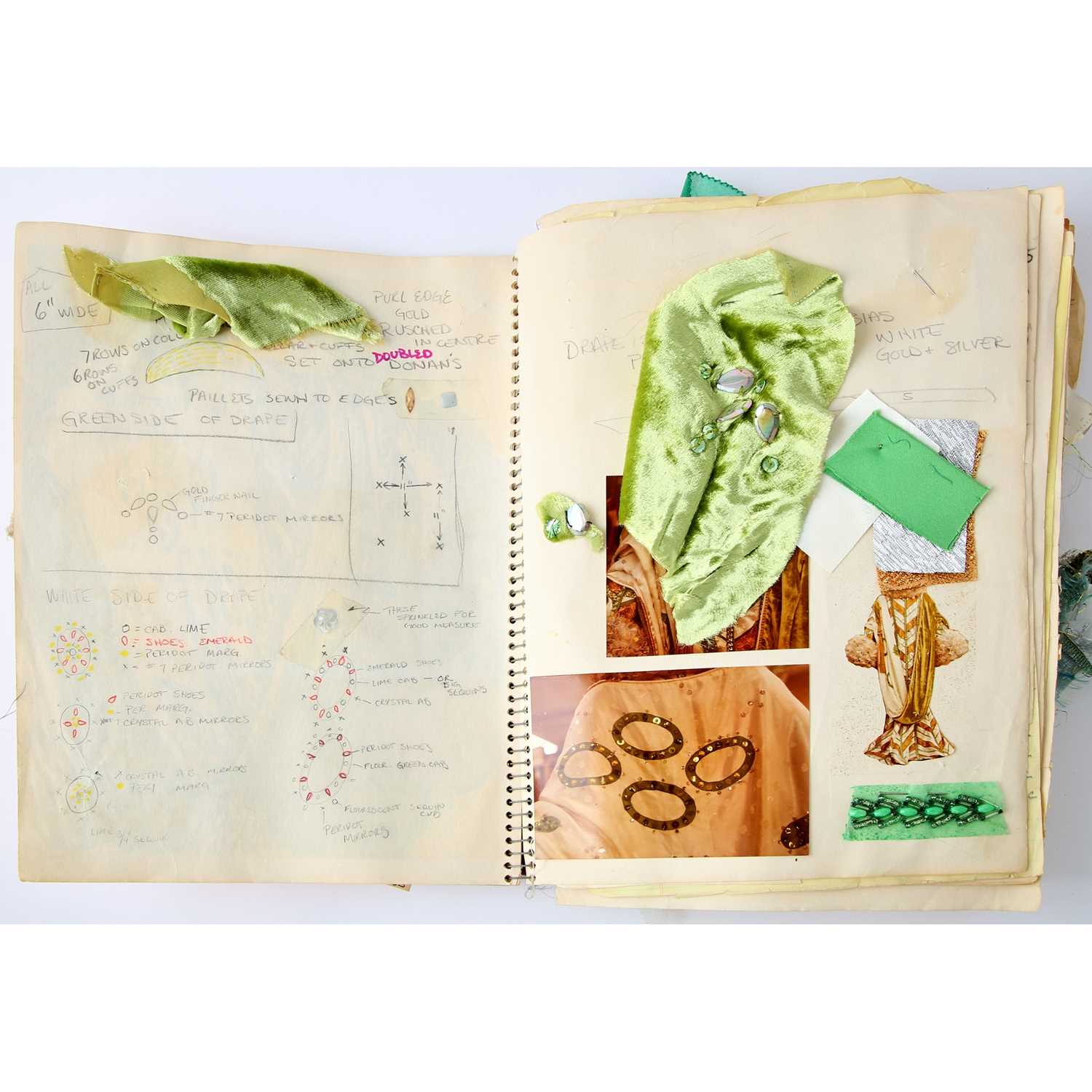 Lot 539 - An excellent costume bible for the Pirates of Penzance film starring Angela Lansbury
