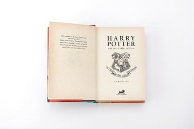 Lot First English edition of Harry Potter and the Goblet of Fire