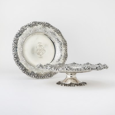 Lot 88 - Pair of Tiffany & Co. Sterling Silver Low Compotes