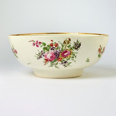 Lot 348 - French Porcelain Punchbowl