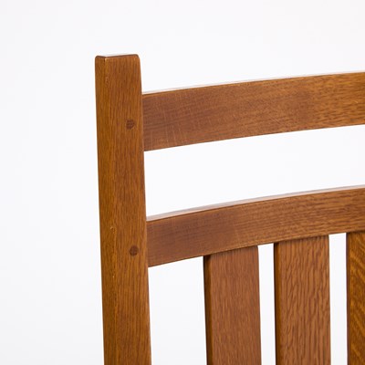 Lot 288 - Set of Ten Audi Stickley Oak Dining Chairs