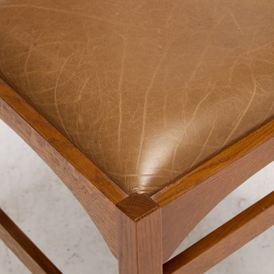 Lot 288 - Set of Ten Audi Stickley Oak Dining Chairs