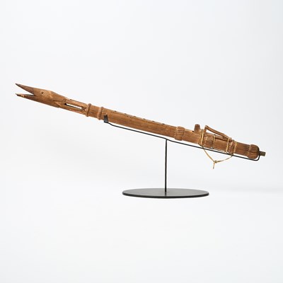 Lot 1257 - Carved Wood Lakota (Sioux) Courting Flute