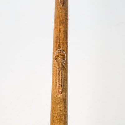 Lot 1256 - Carved Wood Lakota (Sioux) Bird Head Pipe