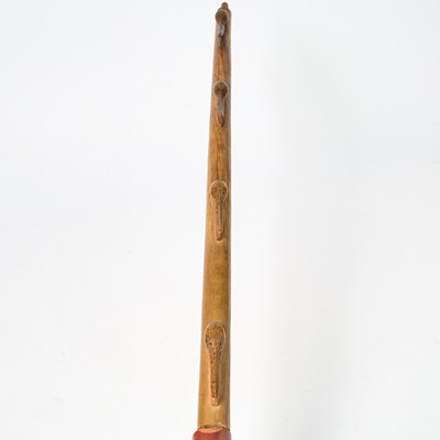 Lot 1256 - Carved Wood Lakota (Sioux) Bird Head Pipe