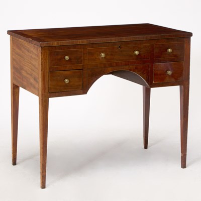Lot 1119 - Federal Inlaid Mahogany Dressing Table