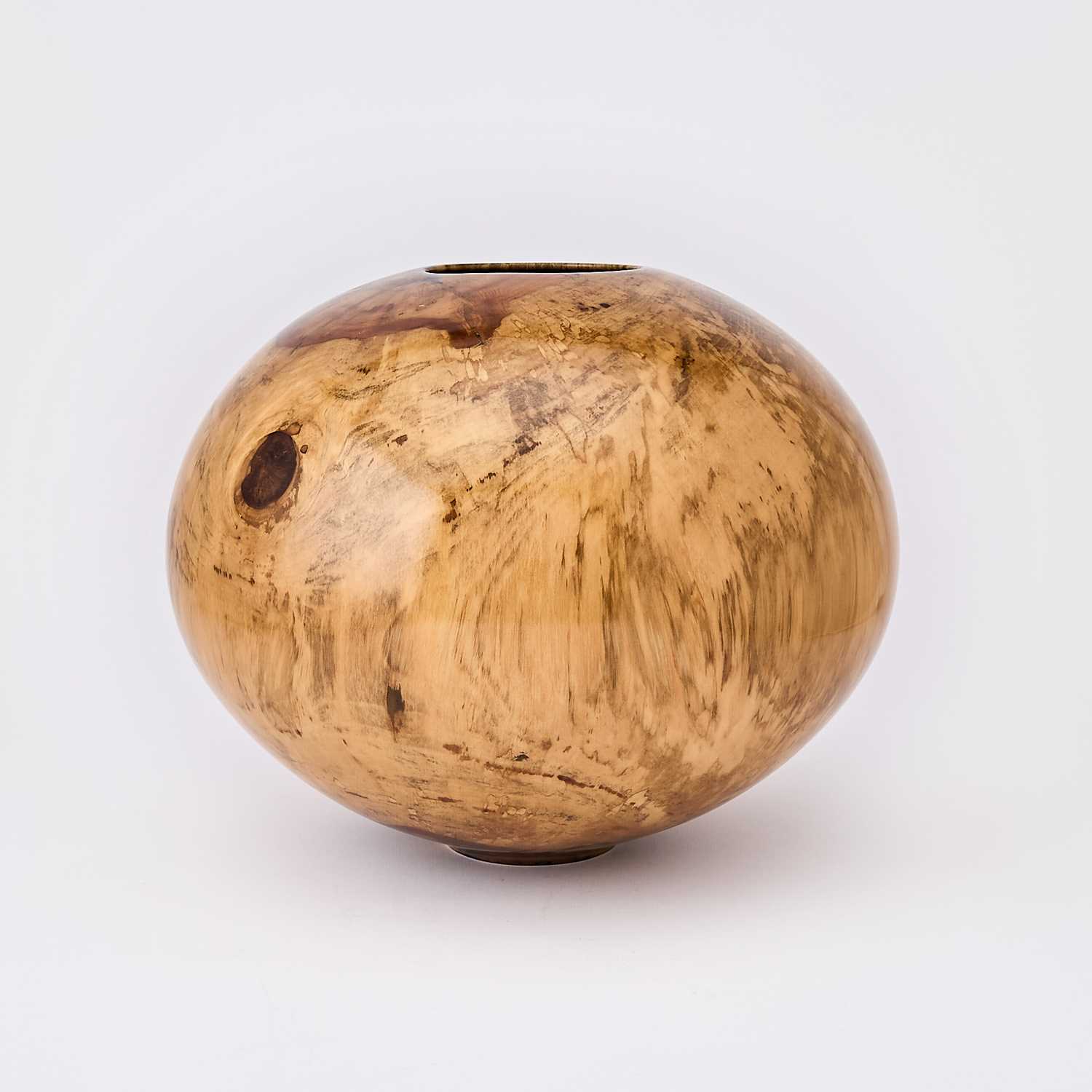Lot 781 - Philip Moulthrop Turned Spalted Sweetgum Burl Globe