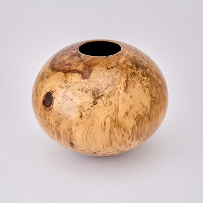 Lot 781 - Philip Moulthrop Turned Spalted Sweetgum Burl Globe