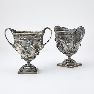 Lot 169 - Pair of Sterling Silver Vases