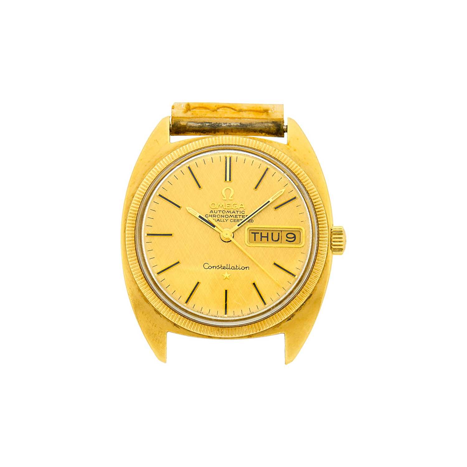 Lot 2196 - Omega Gold 'Constellation' Watch