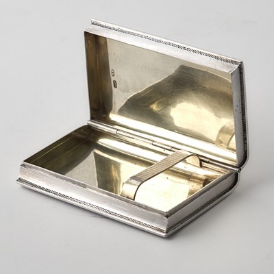 Lot 97 - Russian Silver Trompe l'oeil Cigarette Case