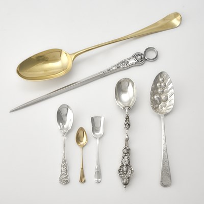 Lot 170 - Group of American, English and Continental Silver Flatware