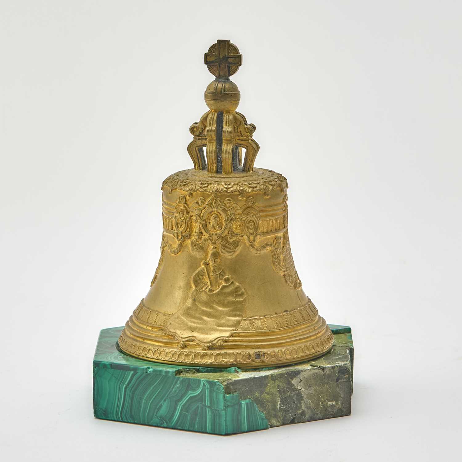 Lot 101 - Russian Gilt-Bronze Model of the Tsar's Bell