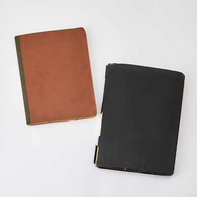 Lot 242 - Two scrapbooks of Theater interest, one with manuscript reviews of the performances